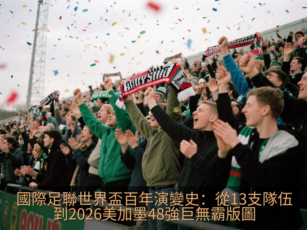 國際足聯世界盃百年演變史：從13支隊伍到2026美加墨48強巨無霸版圖